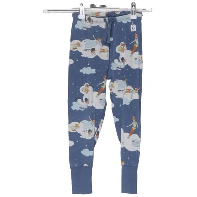 Pyjama broek (Blauw, Meerkleurig) van Disney x Polarn O. Pyret Elastaan, Organisch katoen