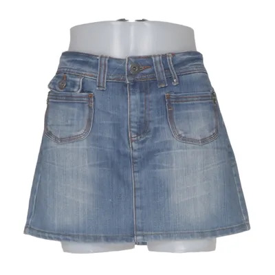 Denim skirt (Blue) from IDPDT Cotton, Elastane, Polyester