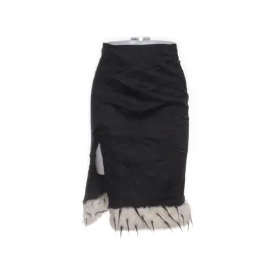 Skirt (Black, White) from Phaze Acetate, Cotton