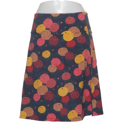 Kjol (Blå, Flerfärgad) från Zilch Elastan, Ekologisk bomull, Viskos