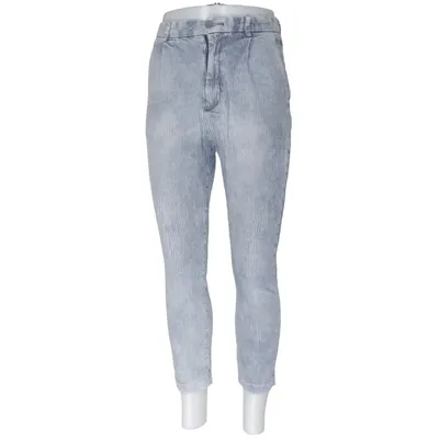 Corduroy pants (Blue, White) from Zara Man