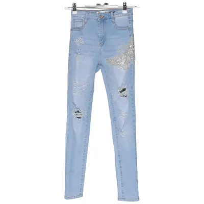 Jeans (Blå) från Denim Life Bomull, Elastan, Polyester