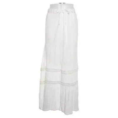 Långkjol (Vit) från Blue Motion Polyester, Viskos