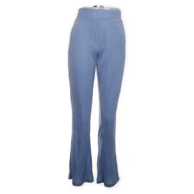 Pants (Blue, Silver) from HUNKØN Cotton, Nylon