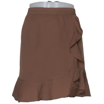 Jupe portefeuille (Marron) de Escandelle Polyester