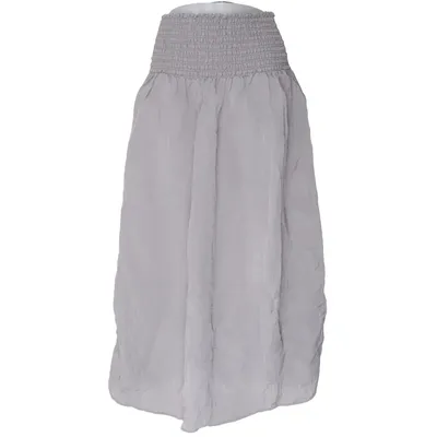 Jupe longue (Gris) de KappAhl Polyamide, Polyester