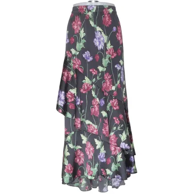Maxi skirt (Black, Multicolored) from Visual Clothing Project Polyester