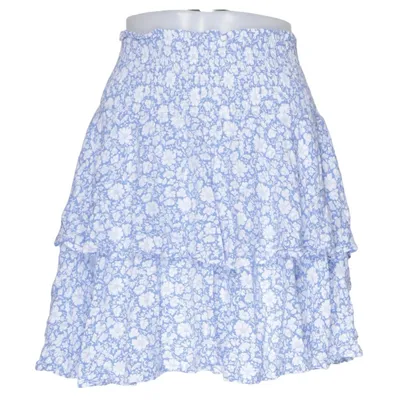 Skirt (Blue, White) from Samsa Collection Viscose
