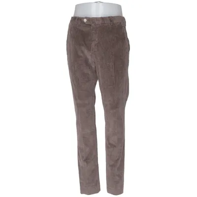 Corduroy broek (Bruin) van Dan John Katoen, Elastaan, Polyester