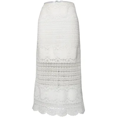 Maxi skirt (White) from H&M Trend Polyester