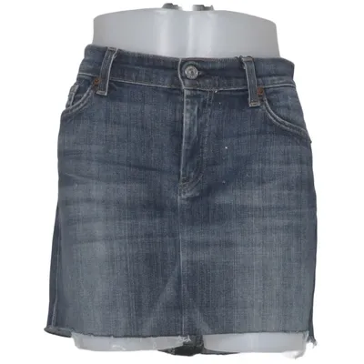 Denim skirt (Blue) from 7 for All Mankind Cotton, Elastane