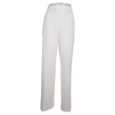 Palazzobyxor (Vit) från H&M Modern Classic Polyester, Elastan