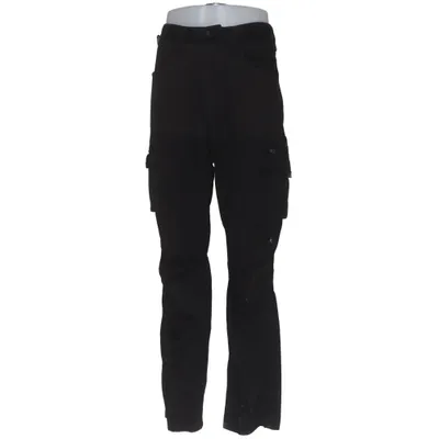 Pantalon cargo (Noir) de Texstar Coton, Élasthane, Polyester