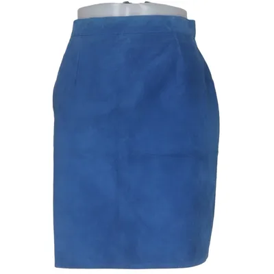 Leren rok (Blauw) van Marco Leer