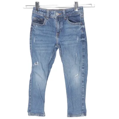 Jeans (RELAXED FIT ADJUSTABLE WAIST TAPERED LEG) från H&M Bomull, Elastan
