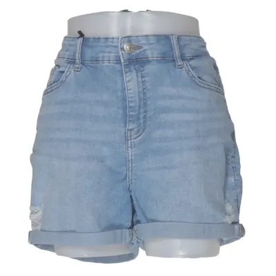Denim shorts (Blue) from Pieces Cotton, Elastane, Polyester