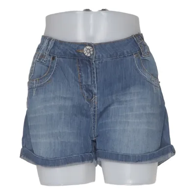 Denim shorts (Blauw) van Outfit Katoen, Elastaan
