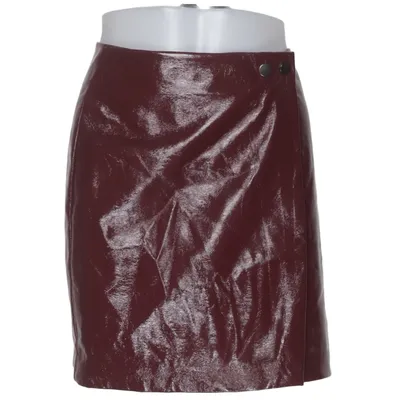 Rok (Bruin) van Topshop Polyester, Polyurethaan