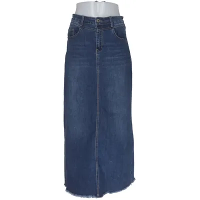 Spijkerrok (Blauw) van Marta du Chateau Katoen, Elastaan, Polyester