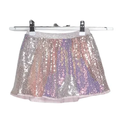 Kjol (Rosa, Silverfärgad, Flerfärgad) från H&M Elastan, Polyester