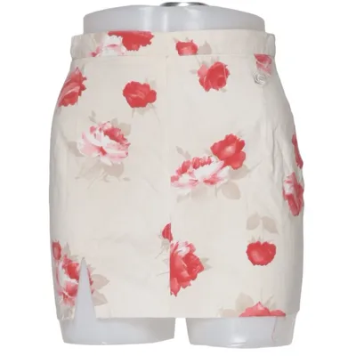 Skirt (Beige, Red, Multicolored) from Basset Cotton, Elastane