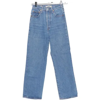 Jeans (Ribcage Straight) from Levi Strauss & Co Cotton, Elastane