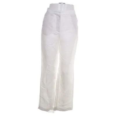 Suit pants (White) from Zara Linen, Polyamide