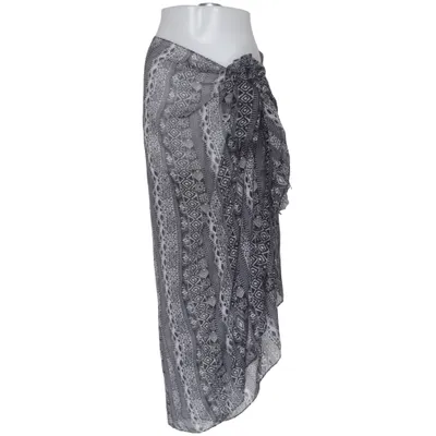 Sarong (Zwart, Wit) Katoen, Polyester
