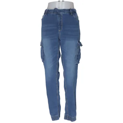 Pantalon cargo (Bleu) de Rainbow Coton, Élasthane