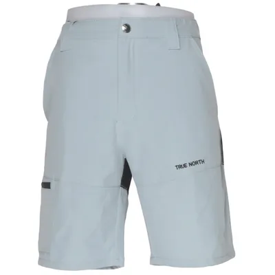 Outdoor shorts (Gray, Black) from True North Elastane, Polyester