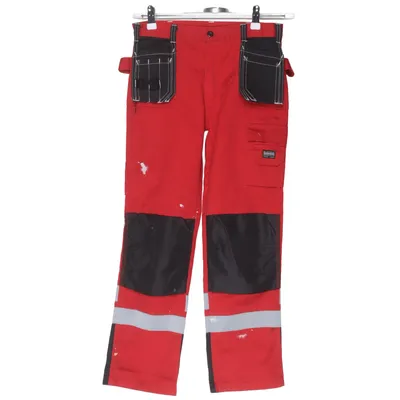 Werkbroek (Rood, Zwart) van Bluewear Katoen, Polyester