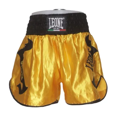 Kampsportsbyxor (Gul, Svart) från Leone Polyester