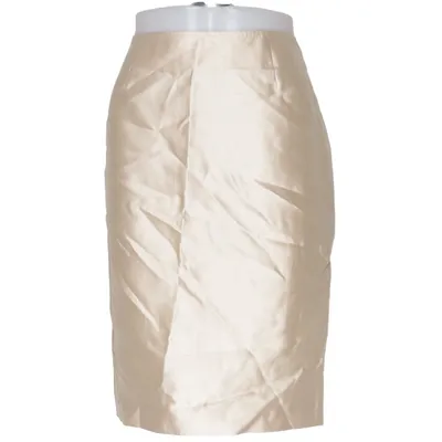 Rock (Beige) von MaxMara Studio Baumwolle, Cupro, Seide