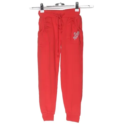 Joggingbroek (Rood) van Revival Katoen, Polyester