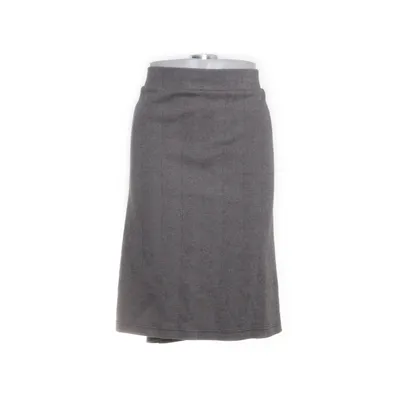 Kjol (Grå, Flerfärgad) från Lands' End Bomull, Elastan, Polyester