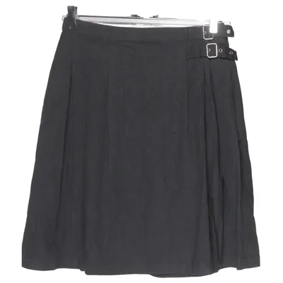 Skirt (Gray) from Next School Polyester, Viscose