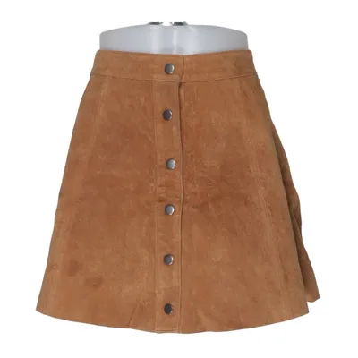 Leather skirt (Brown) from Forever 21 Contemporary Leather