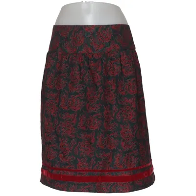 Nederdel (Rød, Flerfarvet) fra White Label Bomuld, Polyester, Viscose