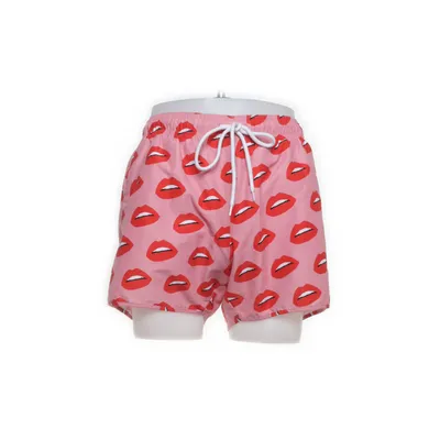 Badshorts (Rosa, Röd, Vit) från Topman Polyester