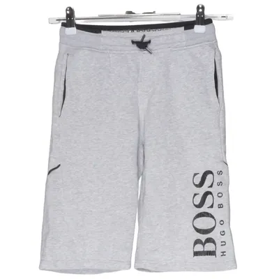 Short de jogging (Gris) de Hugo Boss Coton, Élasthane, Polyester