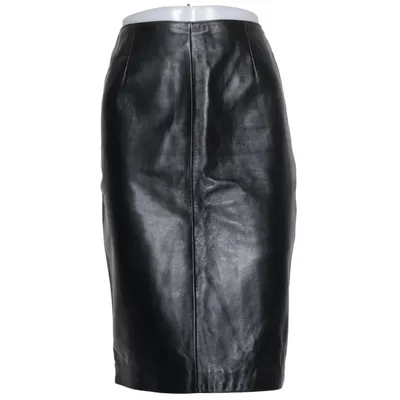 Leather skirt (Black) from Siena Studio Acetate, Leather, Polyamide