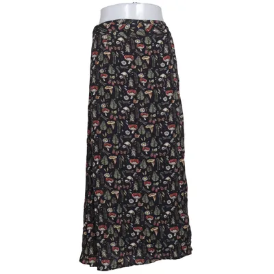 Maxi skirt (Black, Multicolored) from Disturbia Viscose
