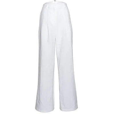 Palazzobyxor (Vit) från Sanne Alexandra Elastan, Polyester, Viskos