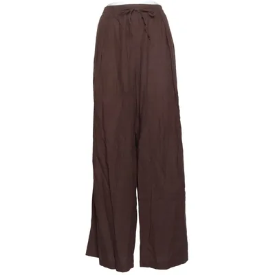 Palazzo pants (Brown) from Zara Linen, Viscose
