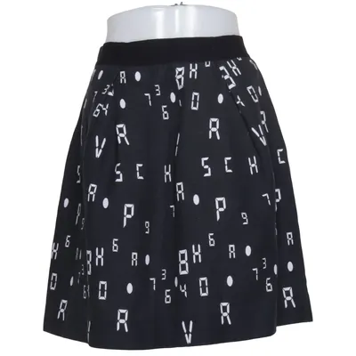 Skirt (Black, White) from Cop Copine Cotton, Polyester