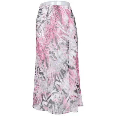 Maxi skirt (Pink, Gray, White) from Habella Acetate, Polyester