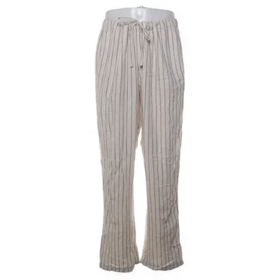 Pyjama broek (Beige, Meerkleurig) van H&M Viscose, Linnen