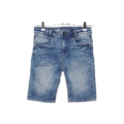 Denim shorts (Blauw) van Lab Industries by KappAhl Katoen, Elastaan, Polyester