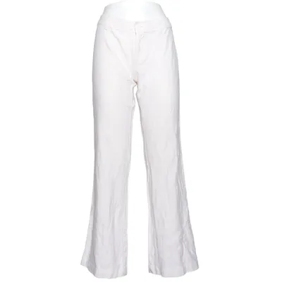 Bukser (Beige, Hvid) fra Brandy Melville Linned, Viscose