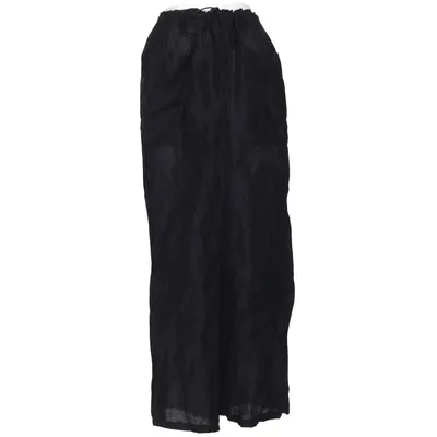 Pantalon patte d'éléphant (Noir) de Sulu Lin, Polyamide, Viscose